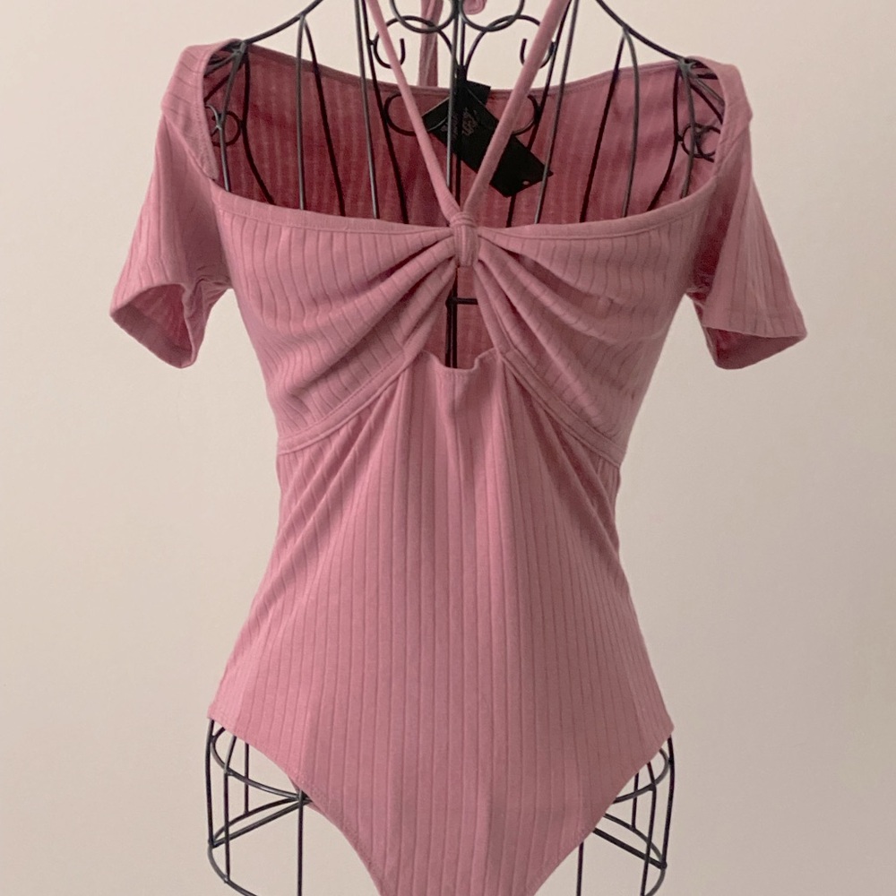Brand New Pink Bodysuit - Size Small